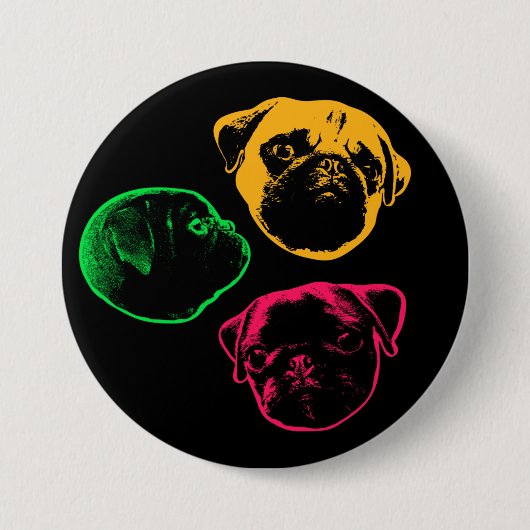 puggen ronde button 7,6 cm (Voorkant)