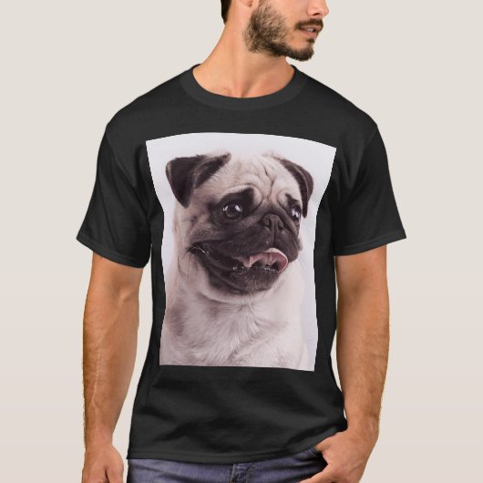 Puggengezicht T-shirt (Voorkant)