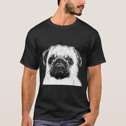 Puggengezicht T-shirt (Voorkant)
