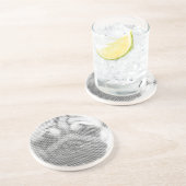 Puggengezicht Zandsteen Onderzetter (Zijkant)