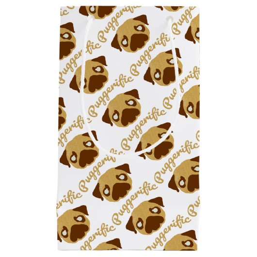 Puggerific Pug Pun Klein Cadeauzakje (Voorkant)