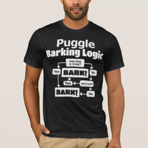 Puggle Barking Logic T-shirt
