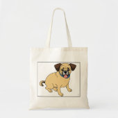 Puggle canvas tas (Voorkant)