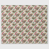 Puggle Christmas Wrapping Paper Cadeaupapier (Vlak)