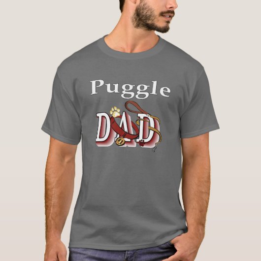 Puggle Dad Apparel T-shirt (Voorkant)