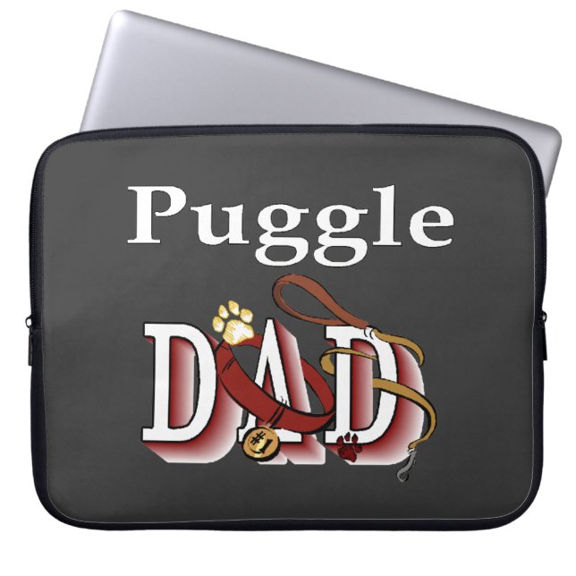 Puggle Dad Gifts Laptop Sleeve (Voorkant)