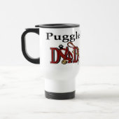 Puggle Dad Gifts Reisbeker (Links)