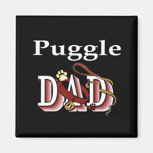 puggle dad magneet (Voorkant)