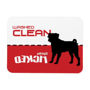 Puggle Dog Dishwasmachine Magnet - Gematureerd Sch Magneet