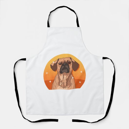 Puggle Dog Eigenaar Puggles Lover Schort (Voorkant)