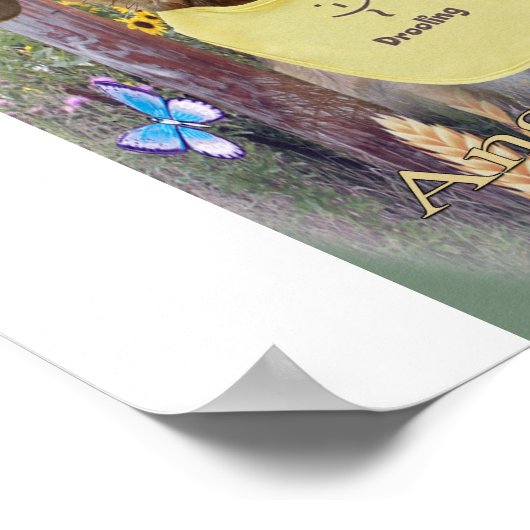 Puggle Drooling in Poster (Hoek)