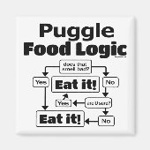 Puggle Food Logic Magneet (Voorkant)