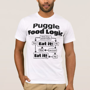 Puggle Food Logic T-shirt