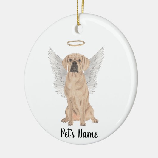 Puggle Herdenkingsmonument Keramisch Ornament (Links)