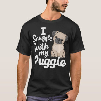 Puggle Hondeneigenaar Hondenliefhebber Pug Puppy T-shirt