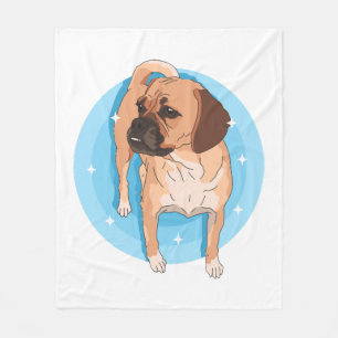 Puggle-hondeneigenaar Puggles-liefhebber Fleece Deken