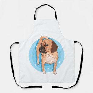 Puggle-hondeneigenaar Puggles-liefhebber Schort