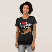 Puggle Hondenliefhebber Grappige Tshirts (Voorkant volledig)