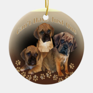 Puggle kan niet enkel Één Ornament van Kerstmis