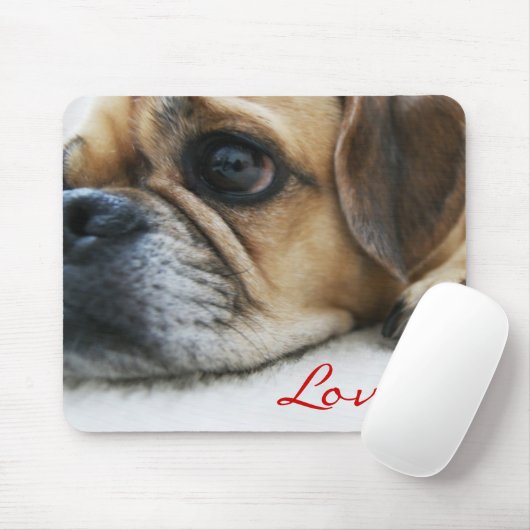 Puggle Love Mousepad Muismat (Met muis)