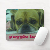Puggle love mousepad muismat (Met muis)