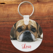 Puggle Love Sleutelhanger (Voorkant)