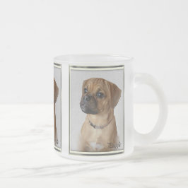 Puggle Lovers Gifts Matglas Koffiemok