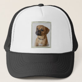 Puggle Lovers Gifts Trucker Pet