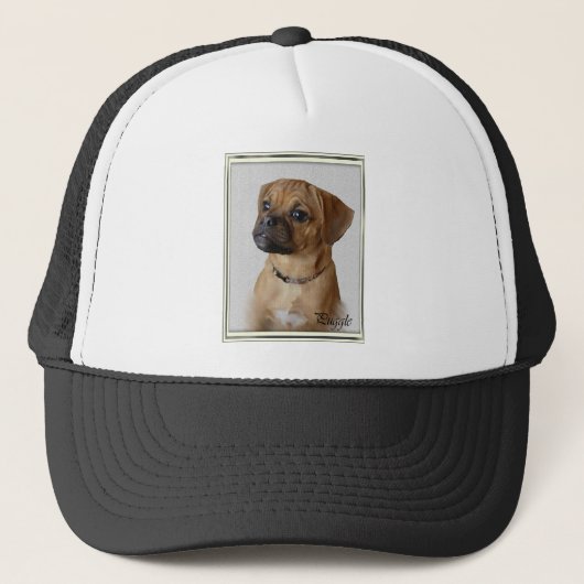 Puggle Lovers Gifts Trucker Pet (Voorkant)