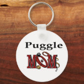 Puggle mam Gifts Sleutelhanger (Voorkant)