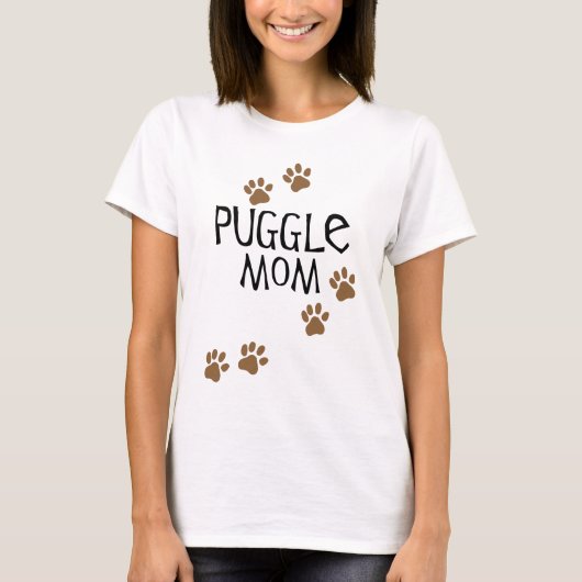 Puggle mama t-shirt (Voorkant)