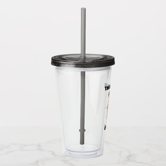 Puggle Mic Drop Acryl Drinkbeker (Rechts)