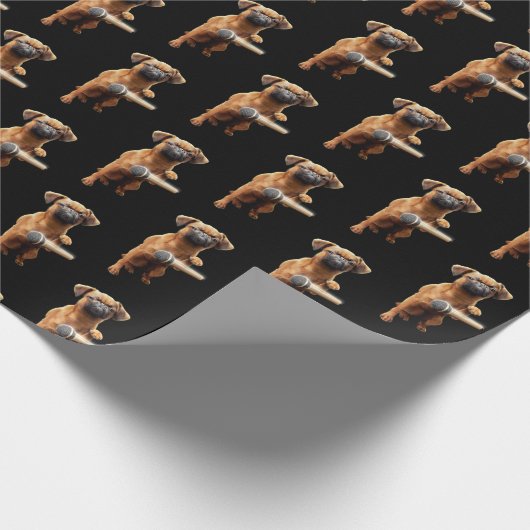 Puggle Mic Drop Cadeaupapier (Hoek)