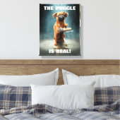 Puggle Mic Drop Canvas Afdruk (Insitu (Slaapkamer))