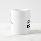 Puggle Mic Drop Grote Koffiekop (Voorkant)