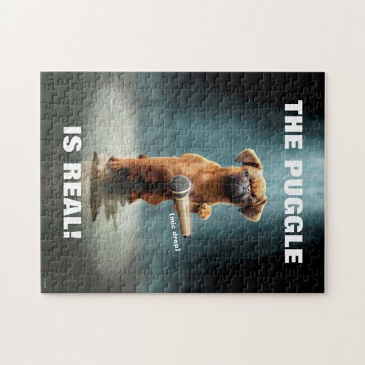 Puggle Mic Drop Legpuzzel (Horizontaal)