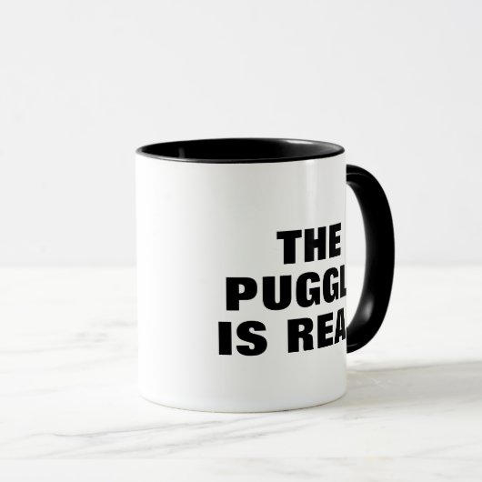 Puggle Mic Drop Mok (Voorkant rechts)