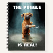 Puggle Mic Drop Notitieboek (Voorkant)