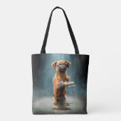 Puggle Mic Drop Tote Bag (Achterkant)