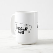 Puggle Mom Koffie Mok (Voorkant links)