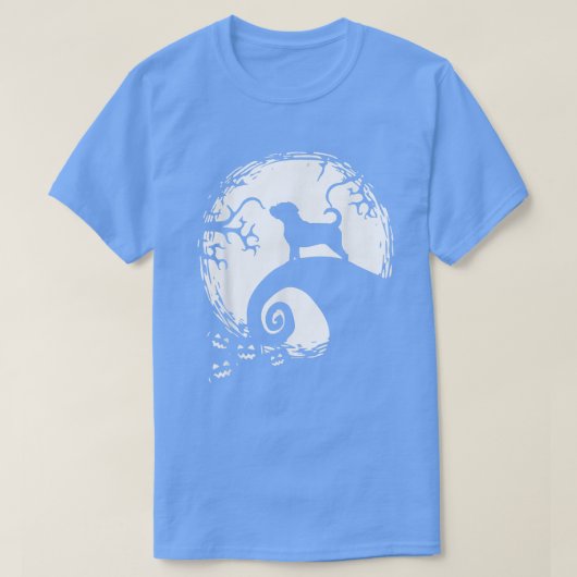 Puggle Moon Halloween T-shirt (Design voorkant)
