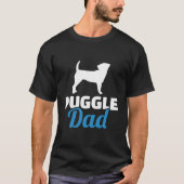 Puggle papa t-shirt (Voorkant)