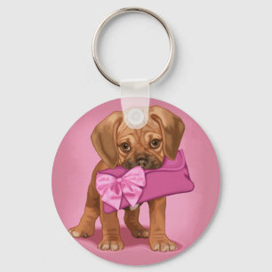 Puggle Puppy and Clutch Sleutelhanger