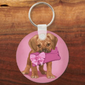 Puggle Puppy and Clutch Sleutelhanger (Voorkant)