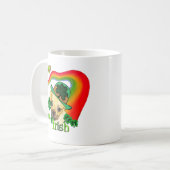 Puggle St. Patrick's Dag Koffiemok (Voorkant links)