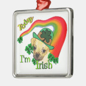 Puggle St. Patrick's Dag Metalen Ornament (Links)