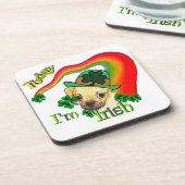 Puggle St Patricks Day Bier Onderzetter (Linkerzijde)