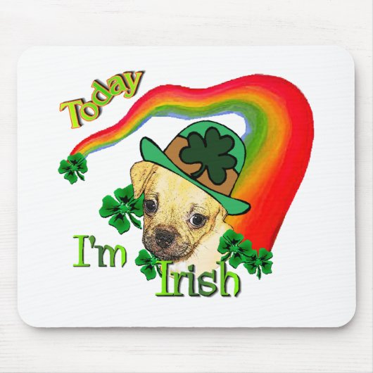 Puggle St Patricks Day Muismat (Voorkant)