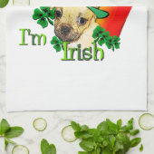 Puggle St. Patrick's Day Theedoek (Gevouwen)