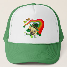 Puggle St Patricks Day Trucker Pet